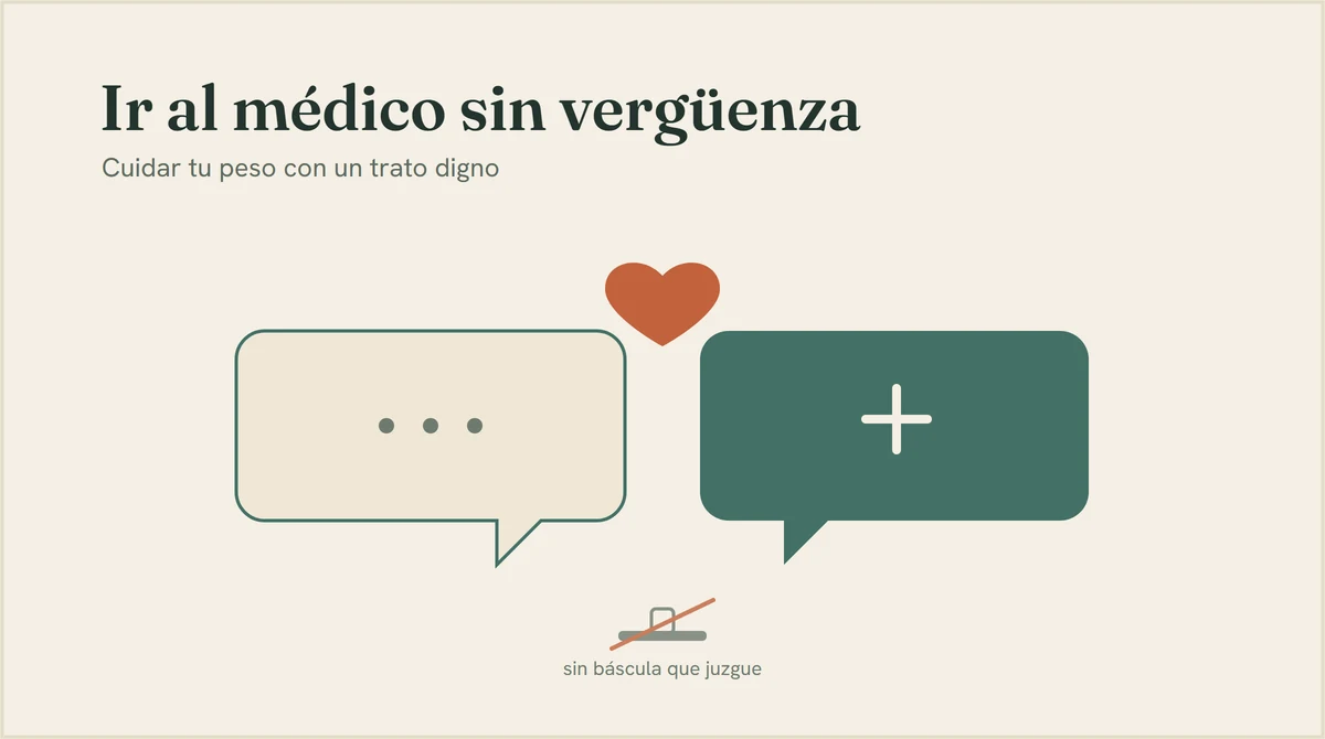 Portada del artículo: Cuando ir al médico por tu peso te da vergüenza: cómo lograr que te escuchen